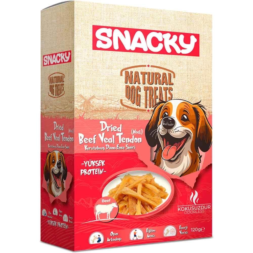 Snacky Köpek Ödülü Kurutulmuş Dana Ense Siniri 120 Gr