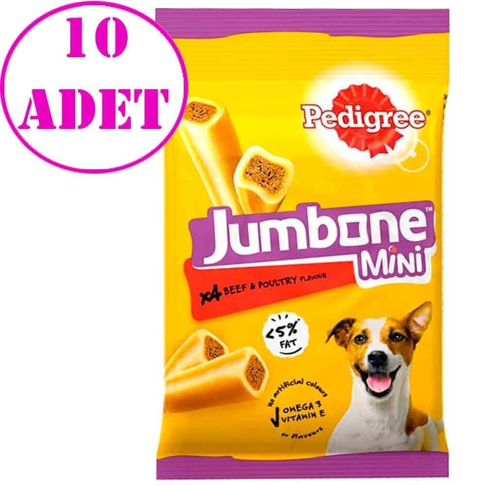Pedigree Jumbone Mini Sığır Etli Köpek Ödülü 160gr 10 ad