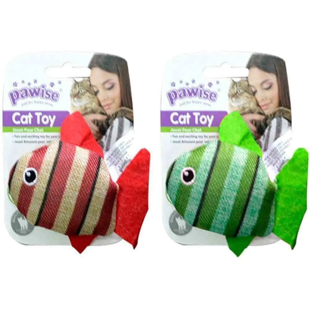 Pawise Kedi Oyuncağı Balık (Karışık Renkli)