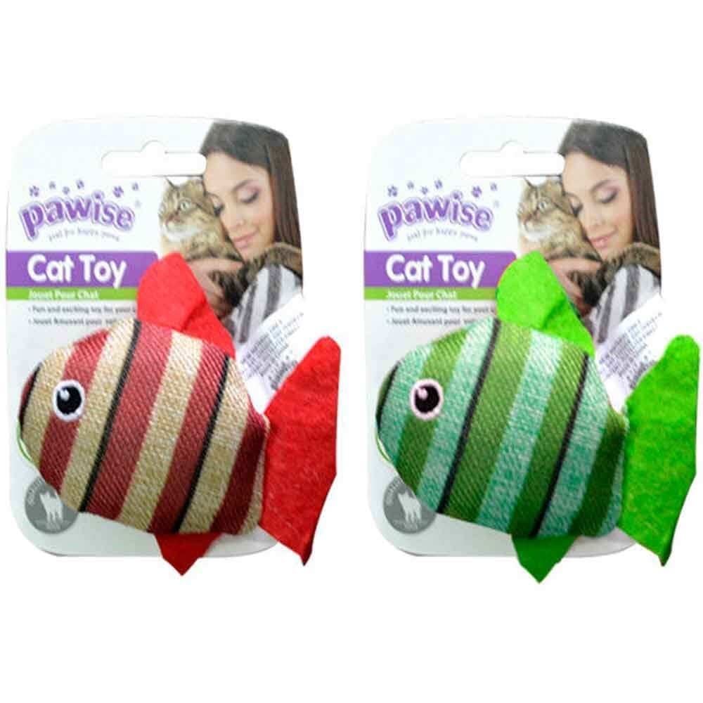 Pawise Kedi Oyuncağı Balık (Karışık Renkli)