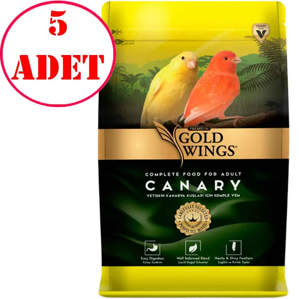 Gold Wings Premium Kanarya Yemi 1 Kg 5 AD