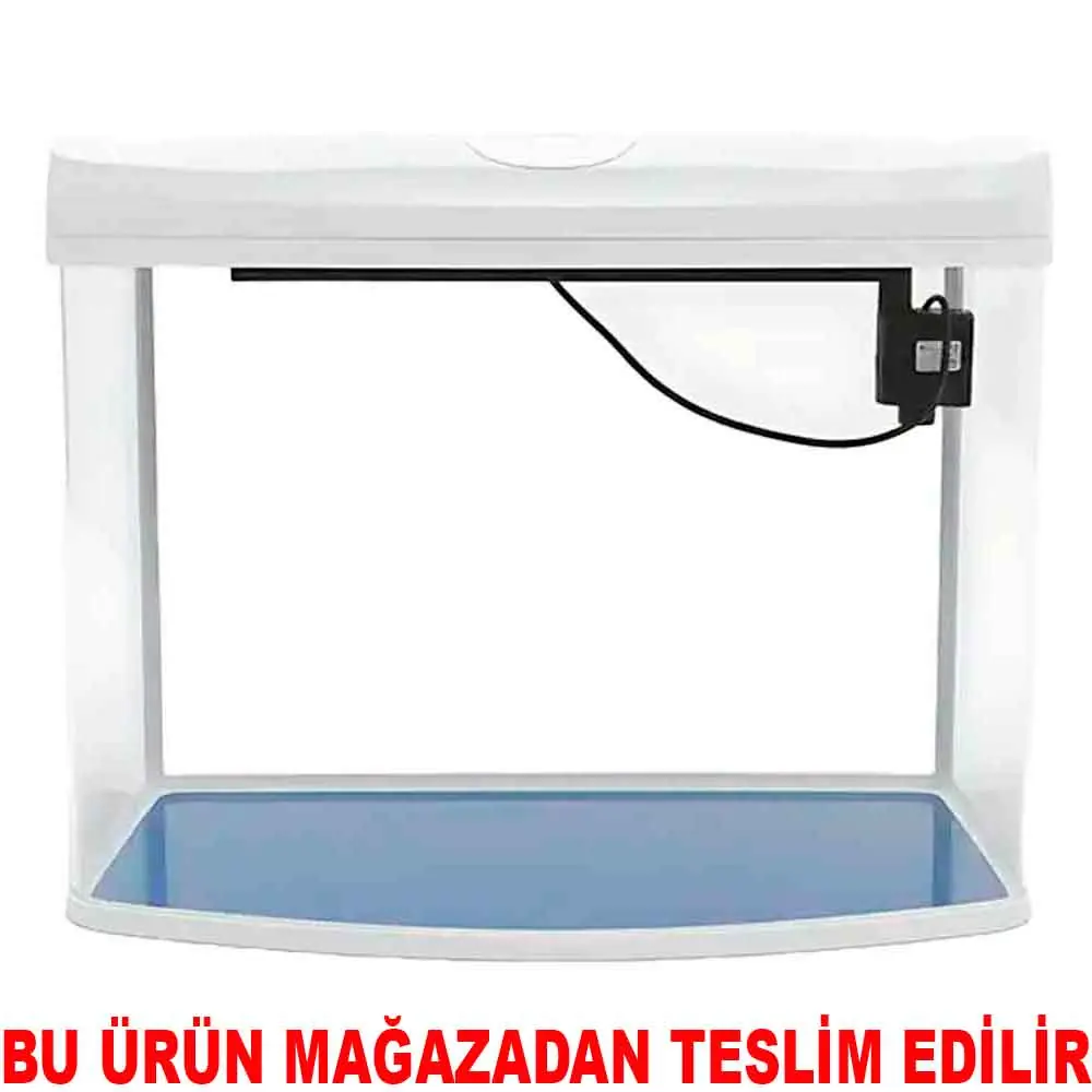 RS 380A Ledli Set Akvaryum Beyaz 38x21x40 Cm