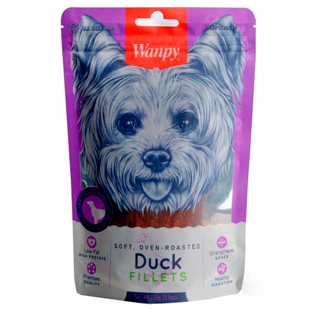 Wanpy Oven Roasted Gerçek Ördek Fileto Köpek Ödülü 100 Gr