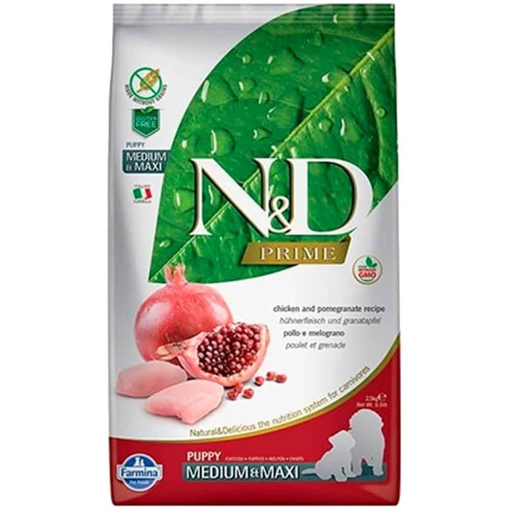 N&D Tavuklu Narlı Tahılsız Büyük Irk Yavru Köpek Maması 2,5 kg