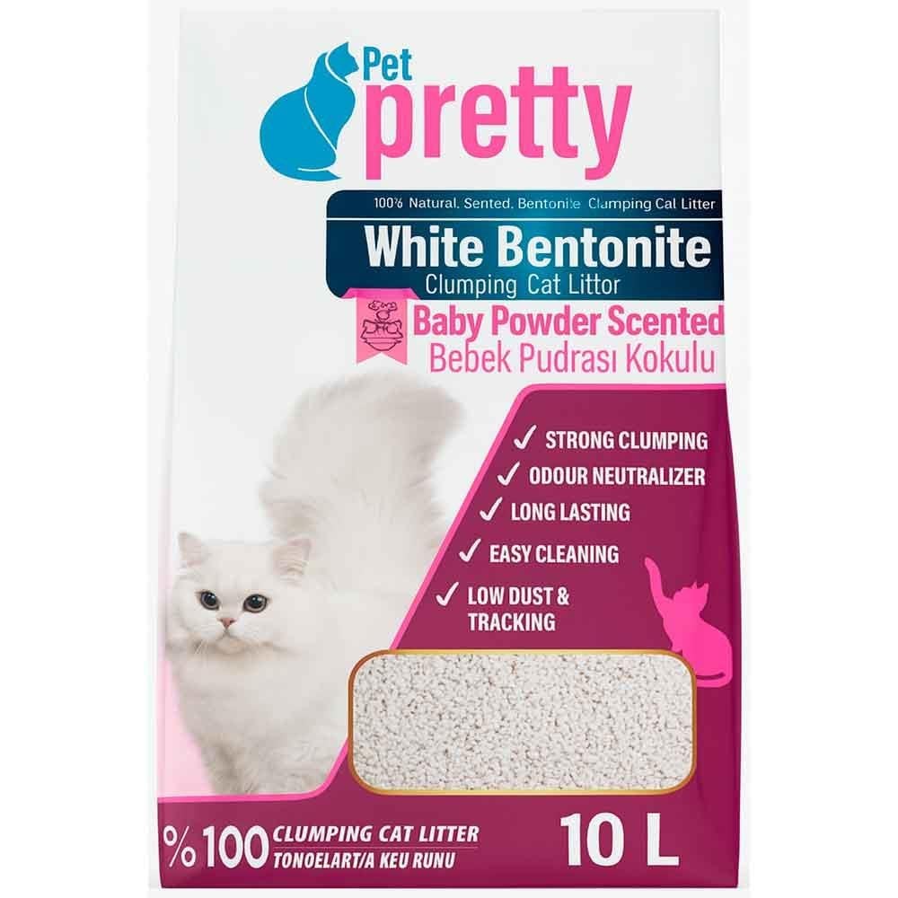 PETPRETTY Kedi Kumu Pudralı İnce 10 LT