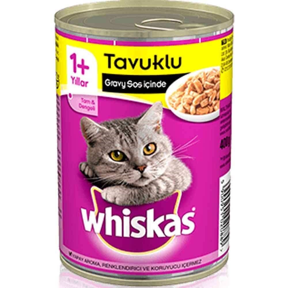 Whiskas Tavuklu Konserve Kedi Maması 400 gr
