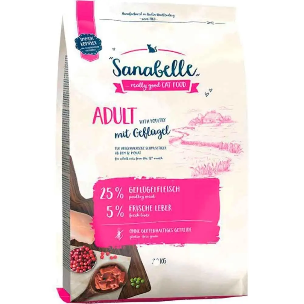 Sanabelle Geflügel Kümes Hayvanlı Kedi Maması 10 Kg