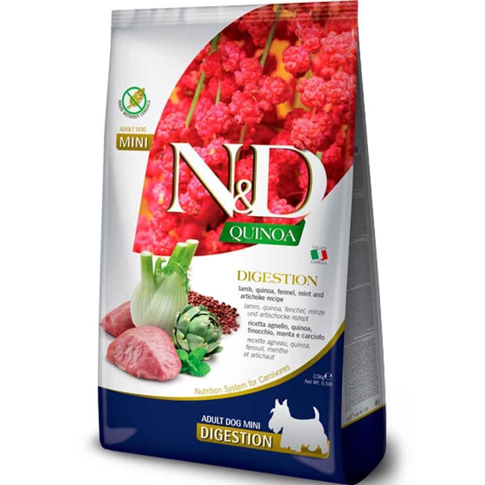 N&D Quinoa Digestion Kuzulu Mini Köpek Maması 800 GR