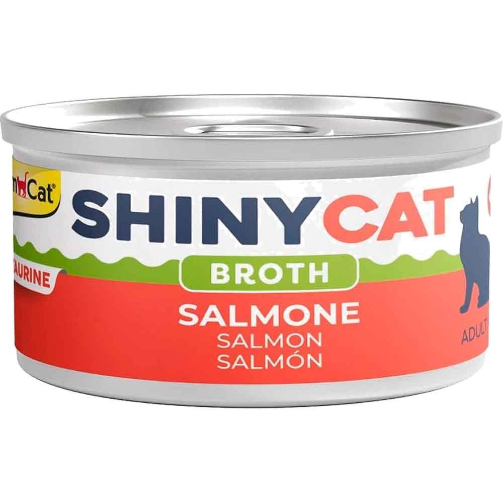 Gimcat Shinycat Kedi Konservesi Soslu Somon Balıklı 70 Gr