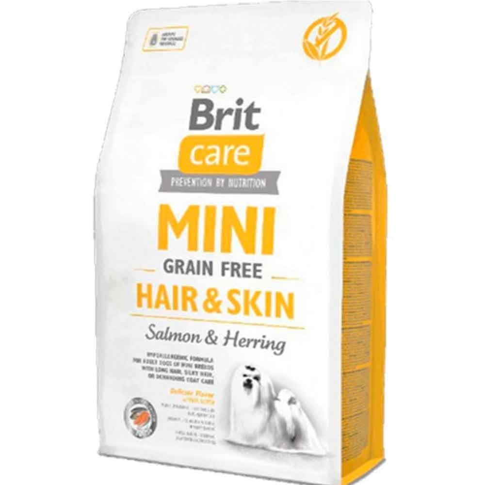 Brit Care Tahılsız Mini Hair Skin Somonlu Köpek Maması 2 kg