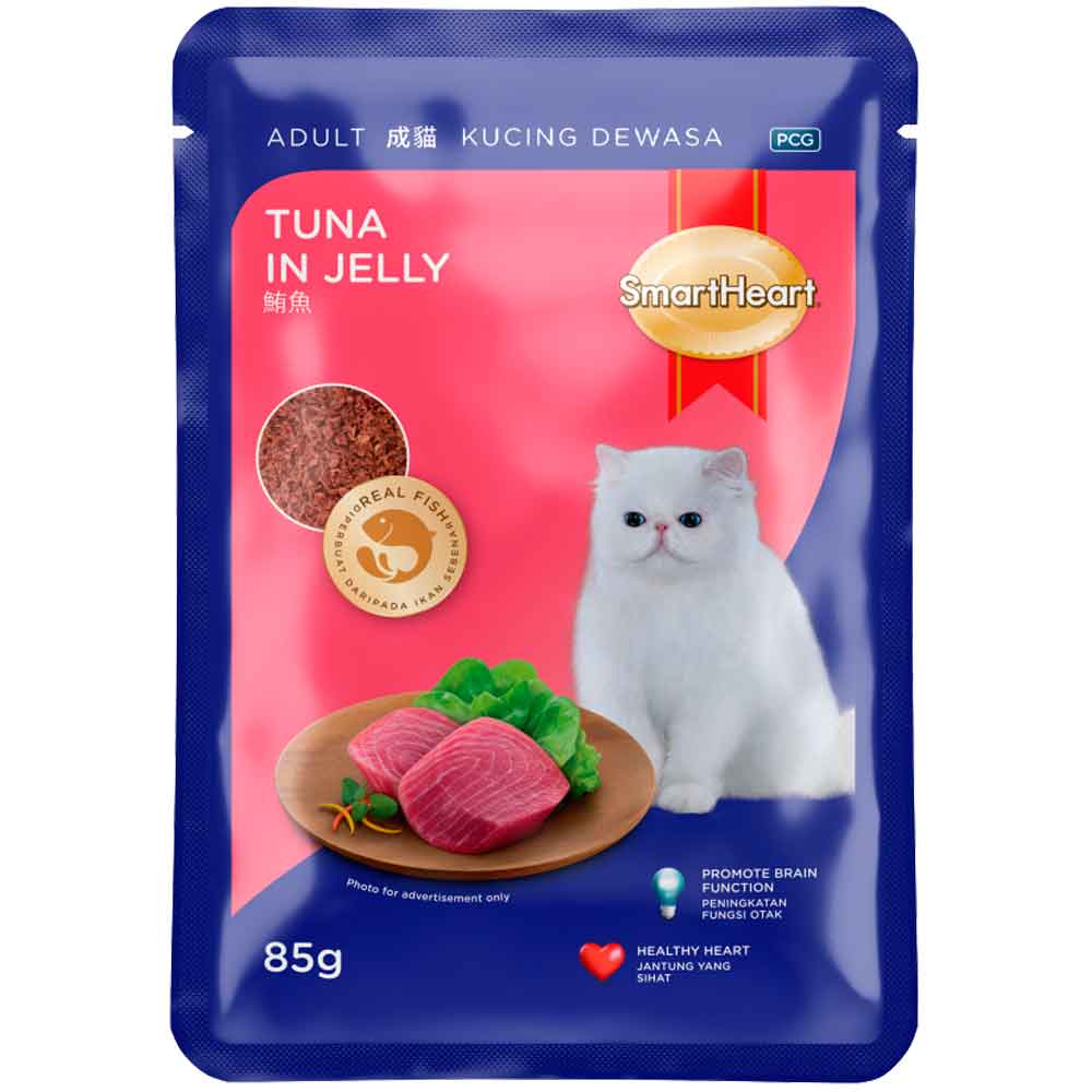Smart Heart Kedi Konservesi Jöle İçinde Ton Balıklı 85 Gr