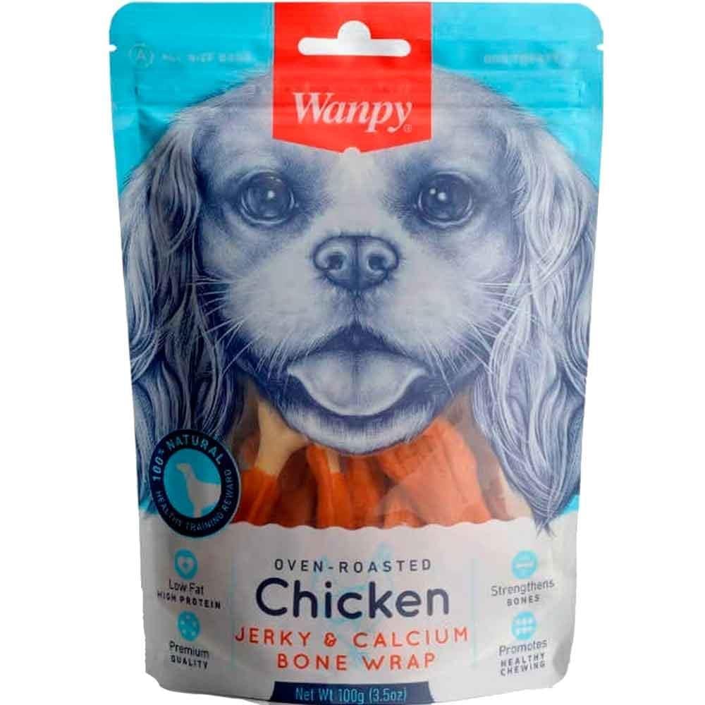 Wanpy Tavuklu Kalsiyum Kemikli Köpek Ödülü 100 Gr