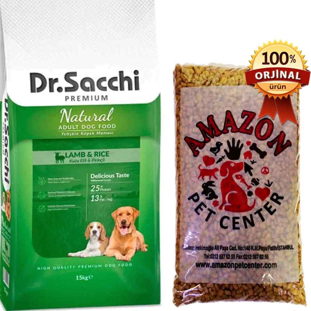 Dr.Sacchi Kuzu Etli Köpek Maması Açık 1 Kg