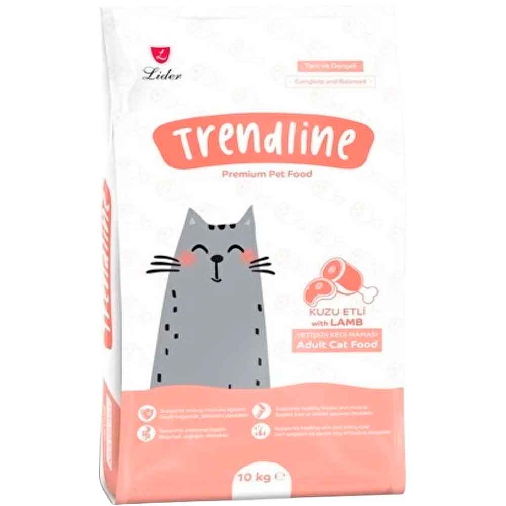 Trendline Kuzu Etli Kedi Maması 10 Kg