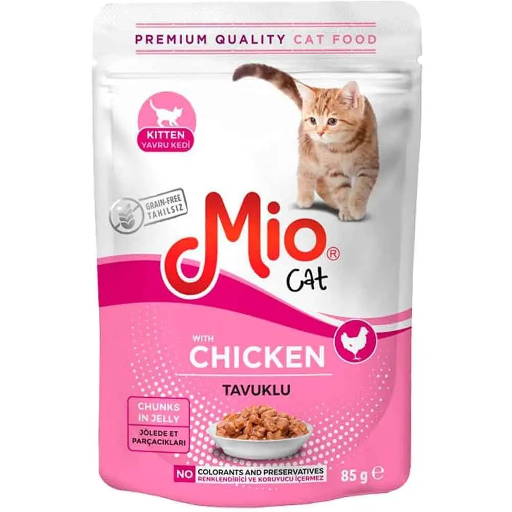 Mio Tavuklu Yavru Kedi Yaş Mama 85 Gr