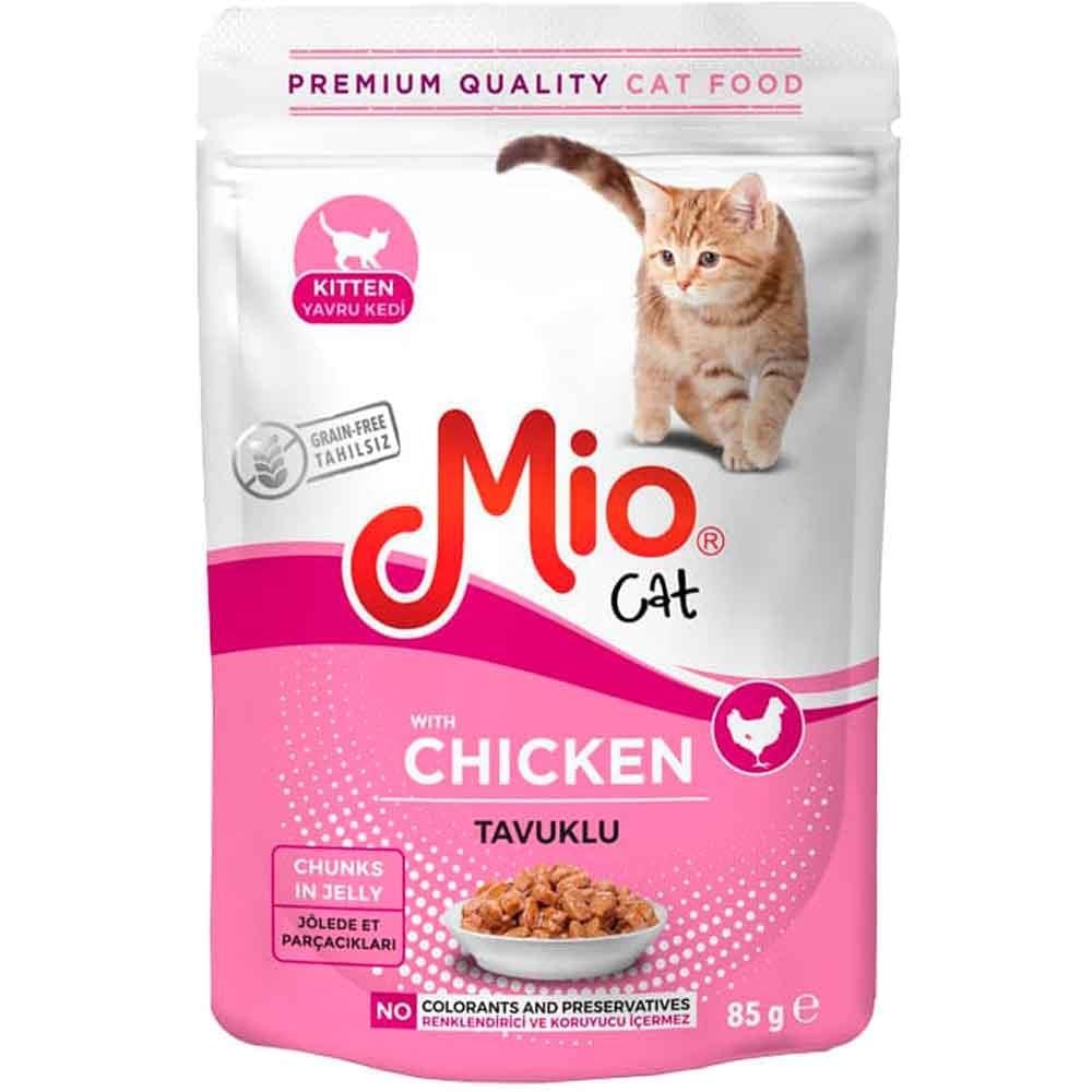 Mio Tavuklu Yavru Kedi Yaş Mama 85 Gr