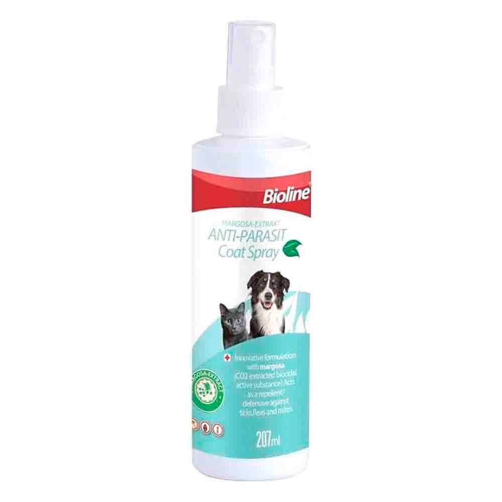 Bioline Pire Uzaklaştırıcı Bitkisel Kedi ve Köpek Deri Spreyi 200 ml