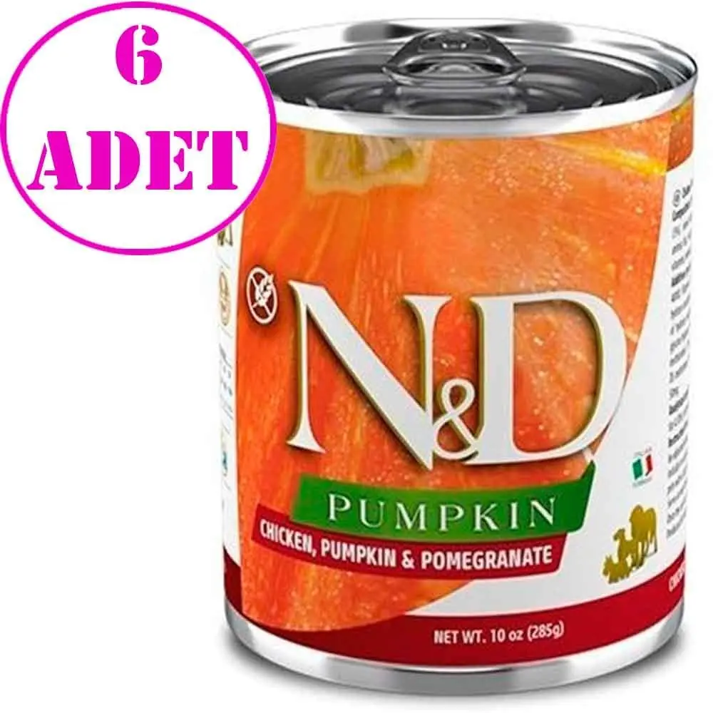 ND Pumpkin Puppy Tavuklu Köpek Konservesi 285 Gr 6 AD