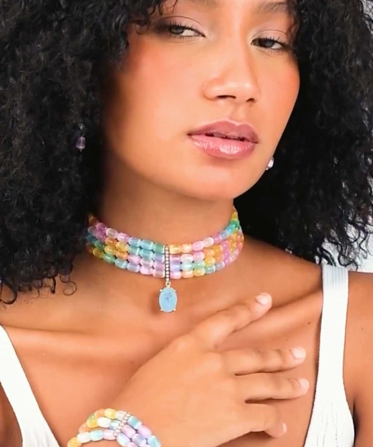 Lunessa Özel Tasarım Doğal Selenit Takım (3’lü Set)