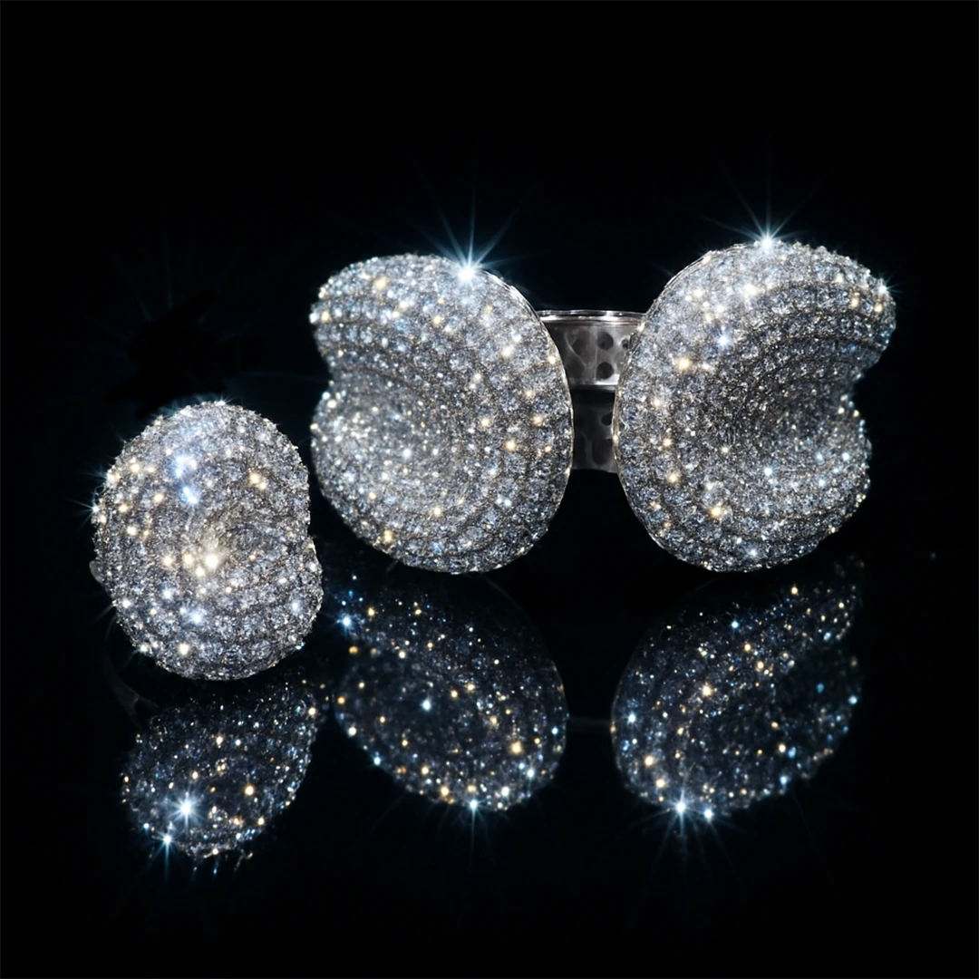 Shine White Bilezik ve Yüzük Zirkon Set