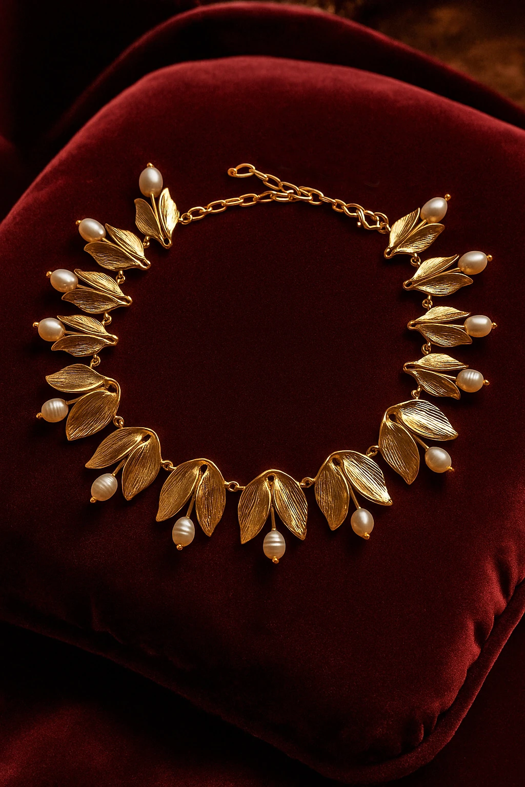 Lalezar Doğal İnci Özel Tasarım Kolye