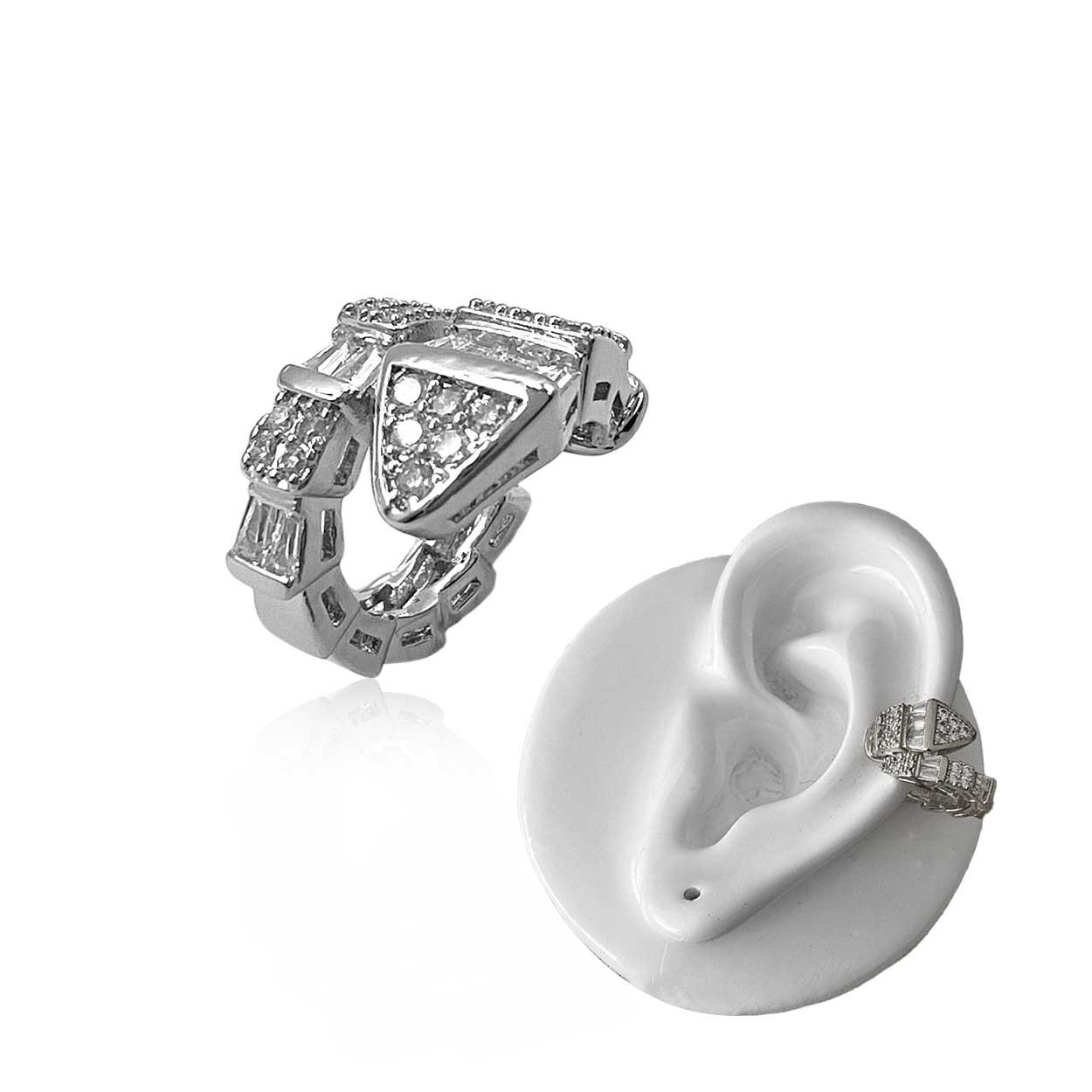 Gaia Silver Earcuff Küpe