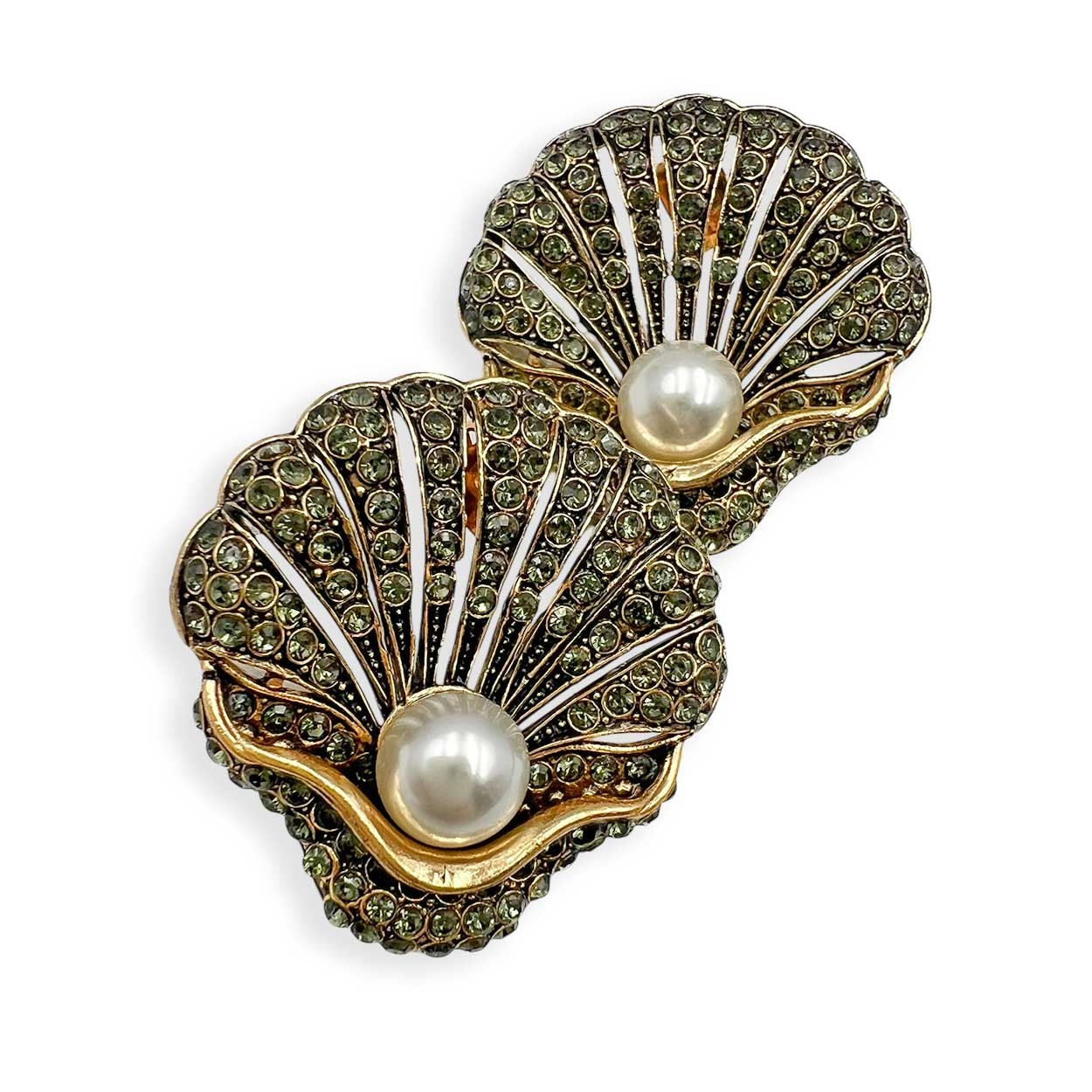 Vireo Bronz Deniz Kabuğu Küpe