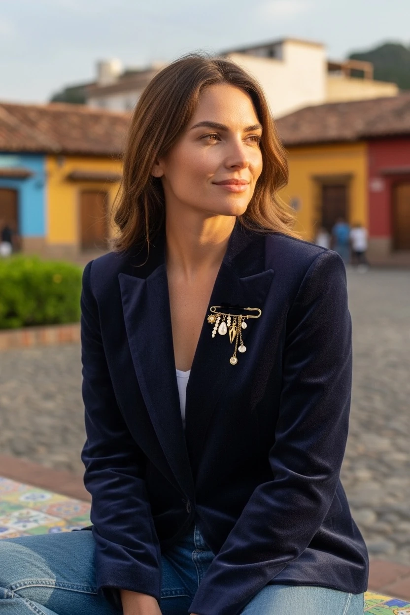 Ma Atölye – Marella Pearl Charm Broş