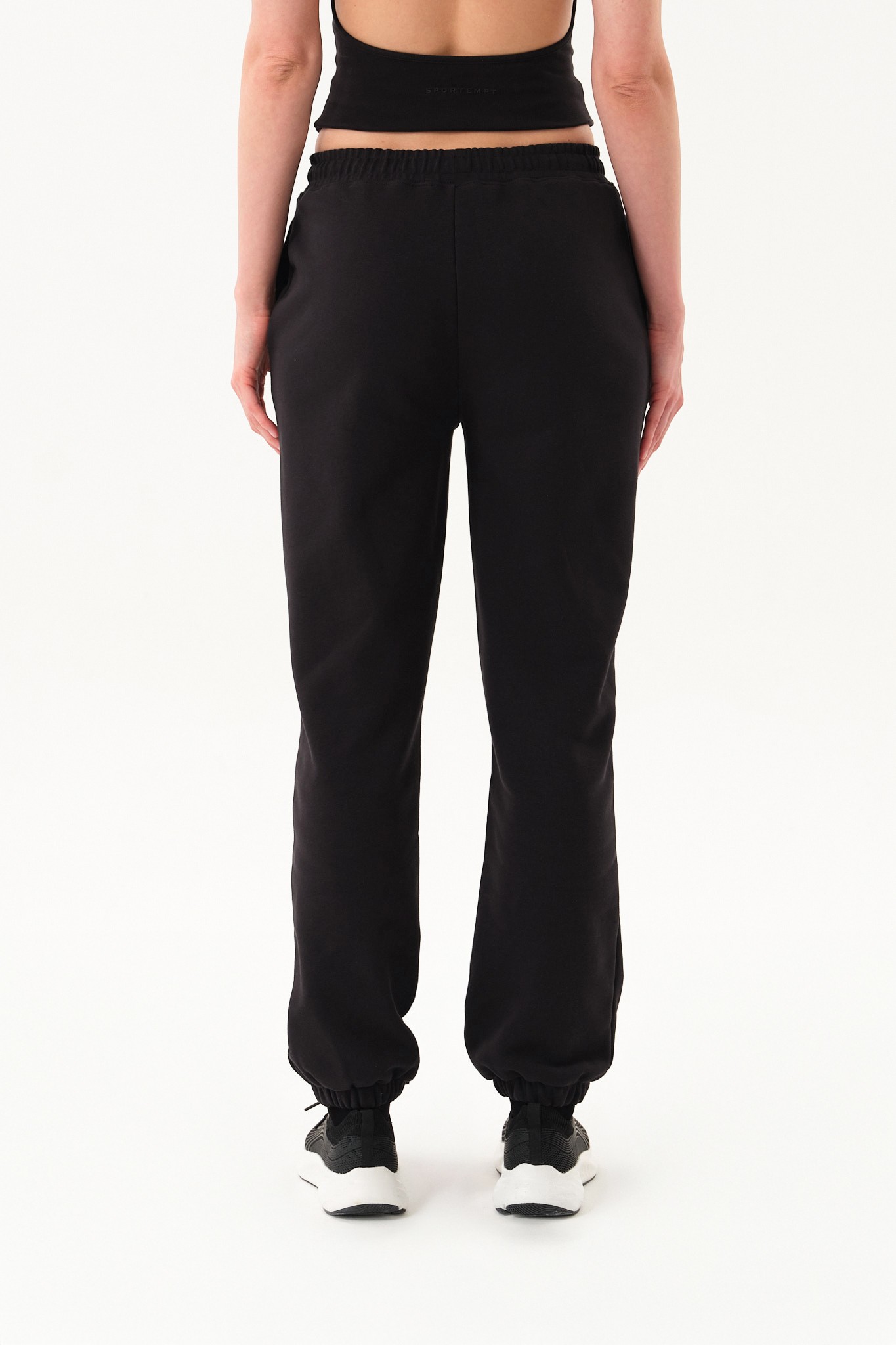Kadın Oversize Eşofman Altı - Black