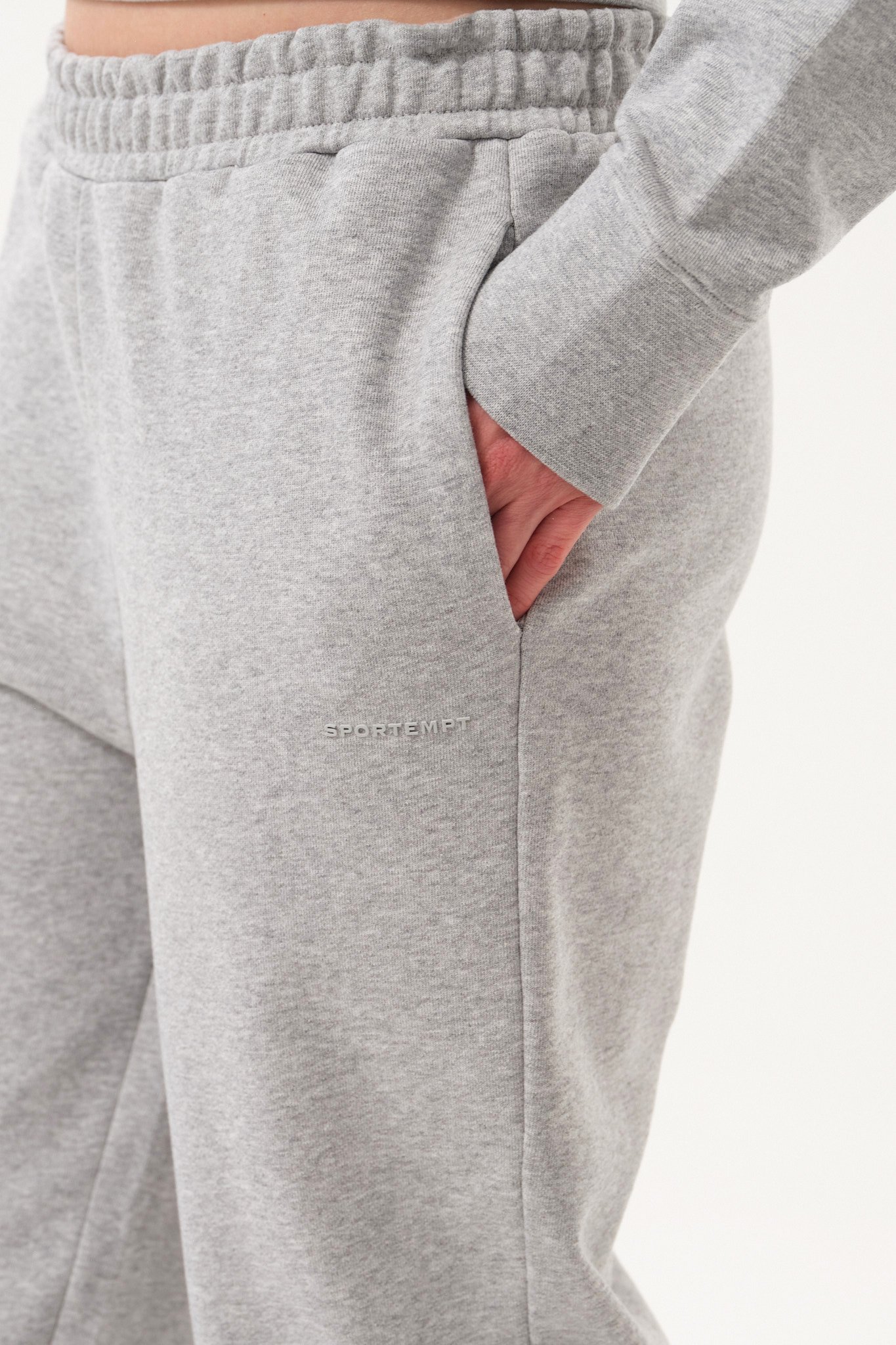 Kadın Oversize Eşofman Altı - Gray