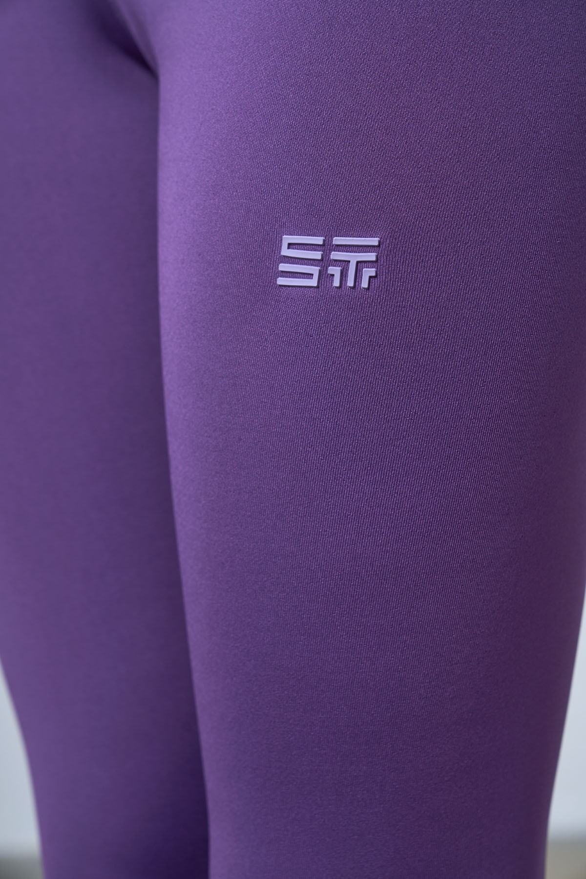 Women's Printed Detail Sports Leggings - Mor