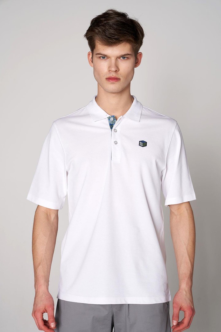 Polo Yaka Düğmeli Oversize Erkek Pamuk T-shirt