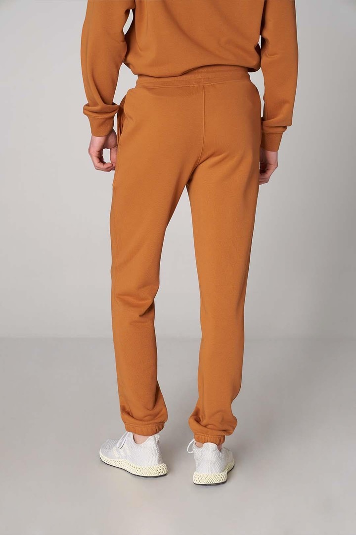 Paçası Lastik Detaylı Relaxed Fit Eşofman Alt - Hardal
