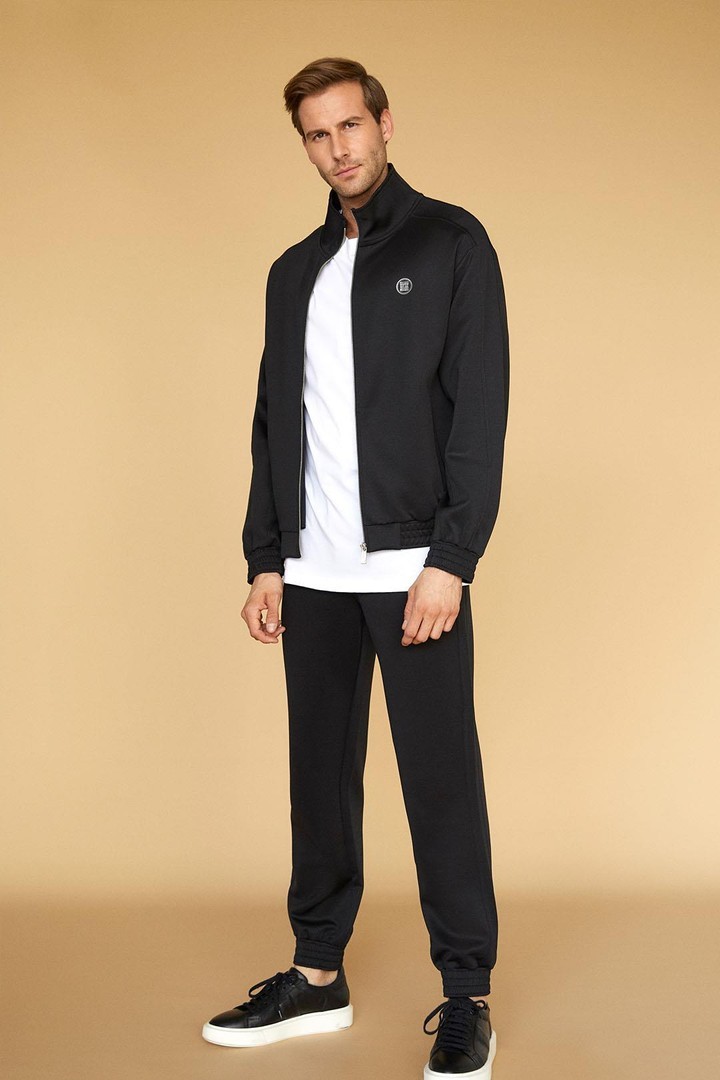 Iconic Monogram Oversized Sweatshirt - Black