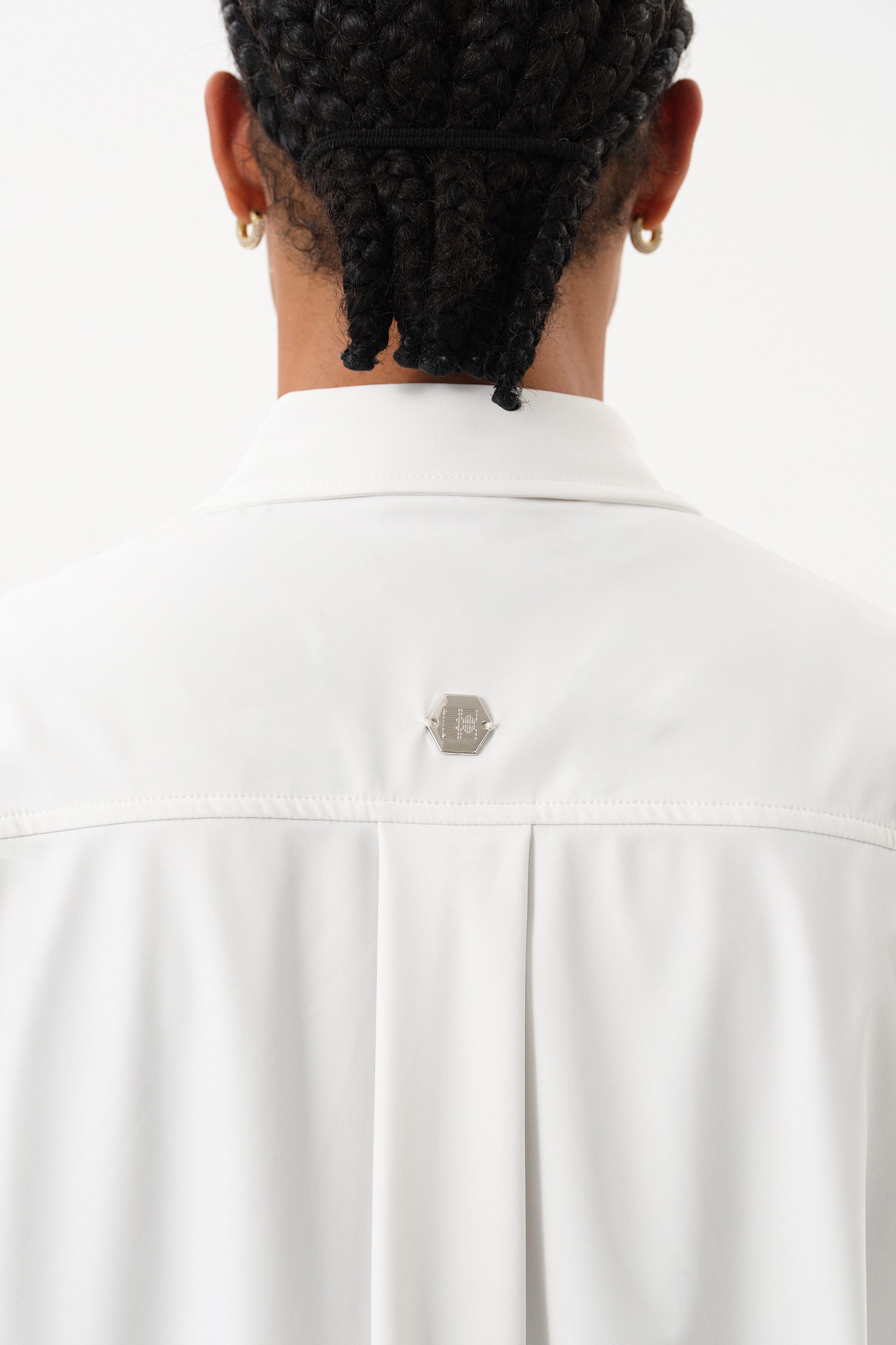 Modern Fit Jacket with Printed Pocket Detail - White