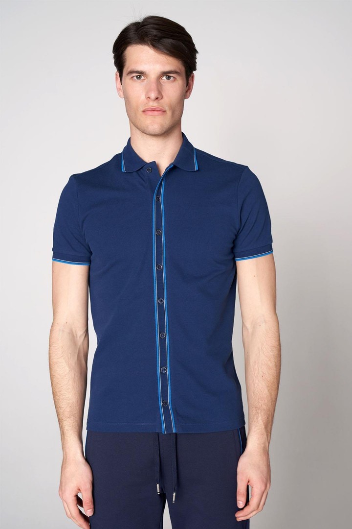 Polo Yaka Erkek Pamuk T-shirt