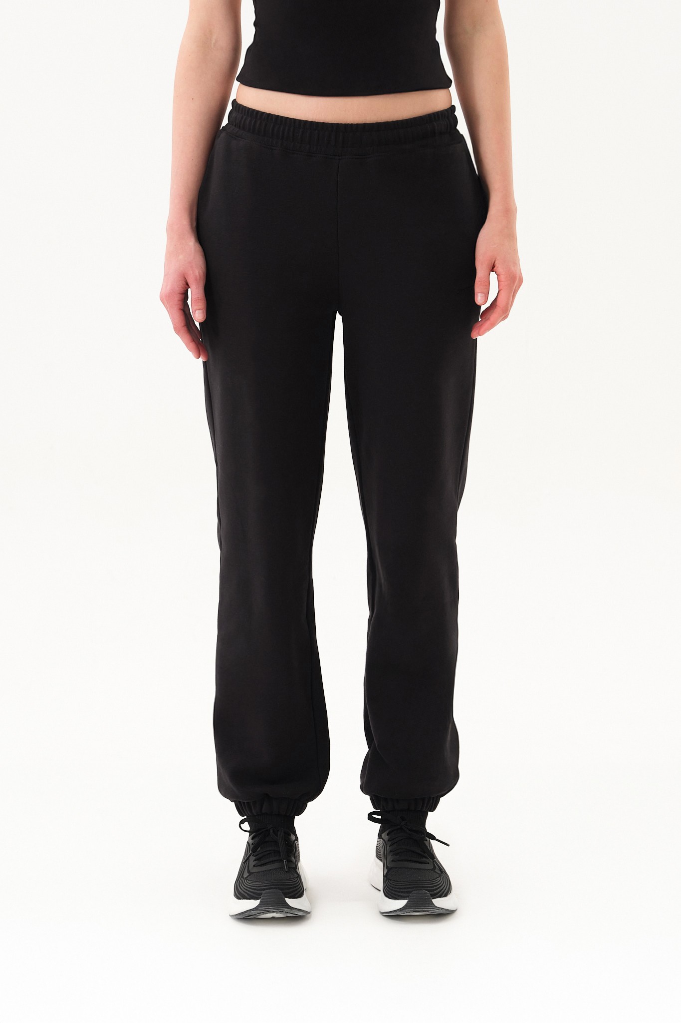 Kadın Oversize Eşofman Altı - Black