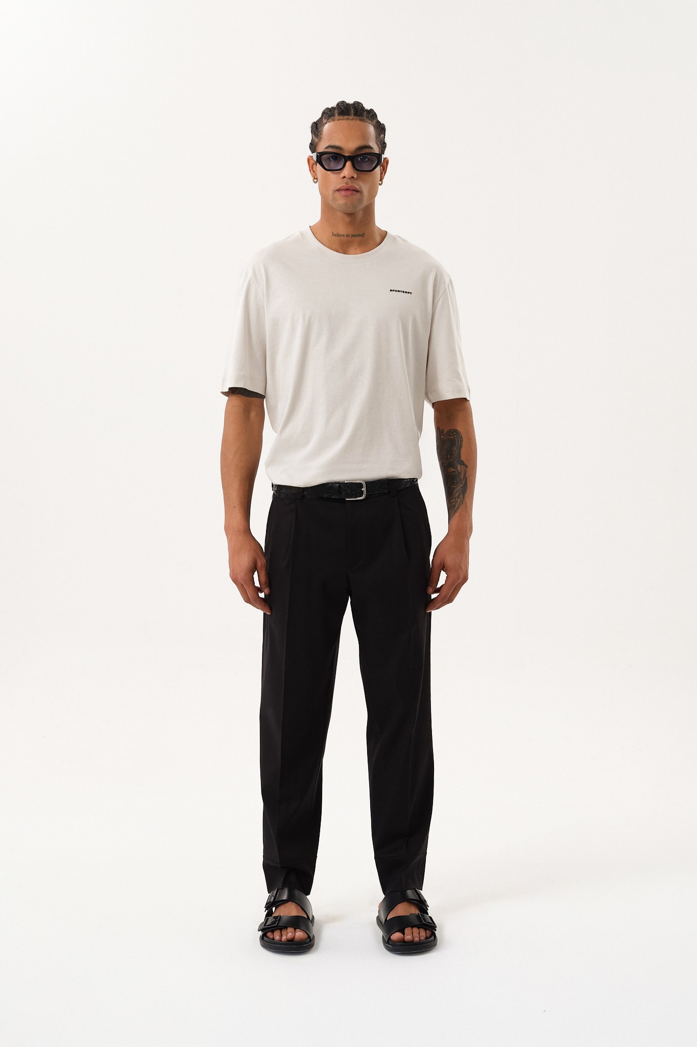 Grafik Baskılı Erkek Oversize T-Shirt