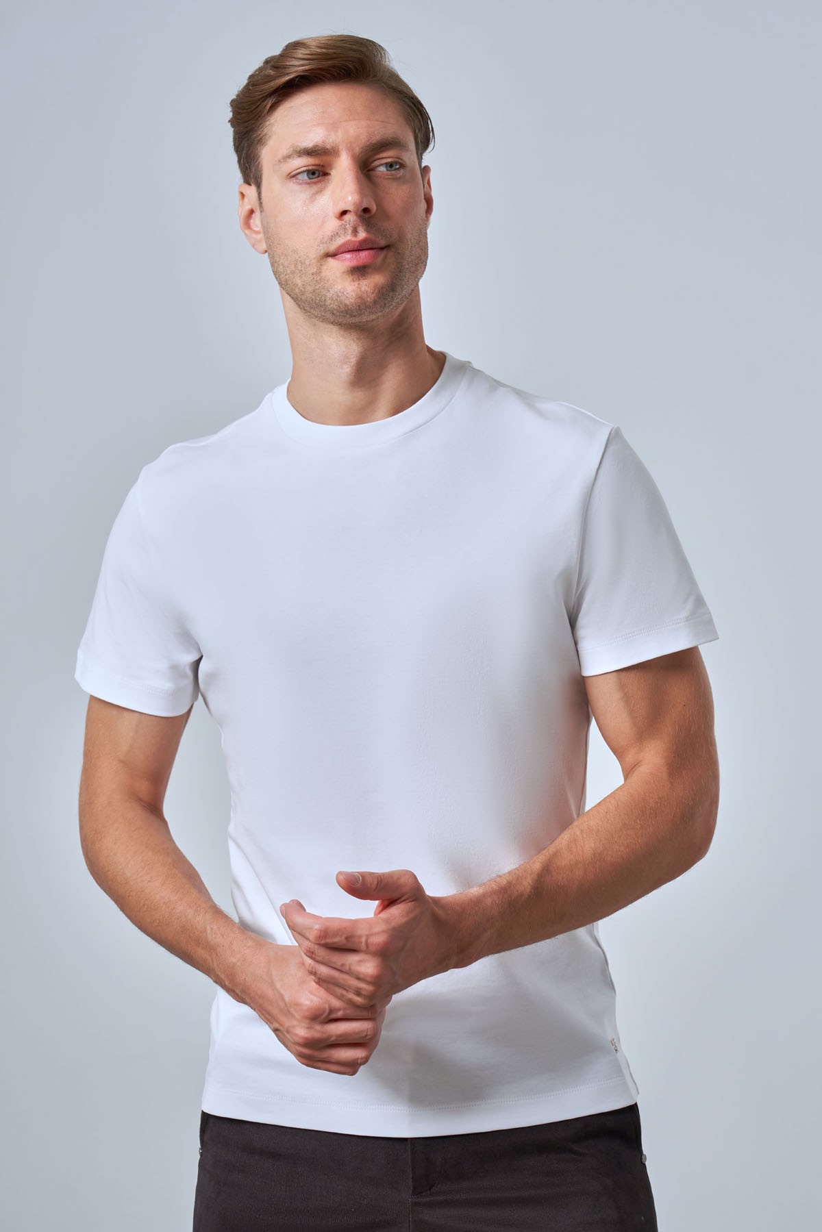 Men's Slim Fit Crew Neck T-Shirt
