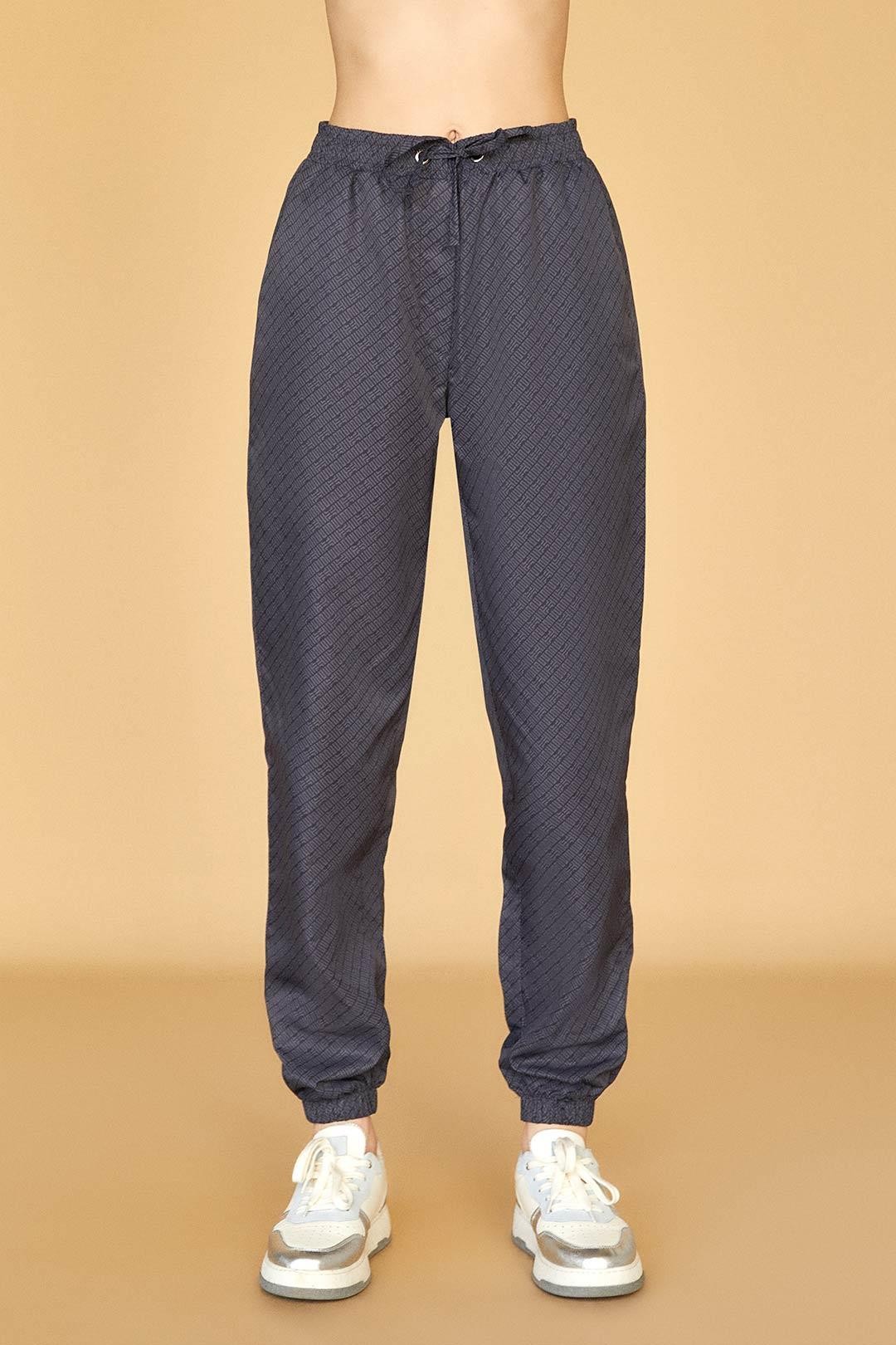 Modern Fit Sweatpants with ST Design Details in Parachute Fabric