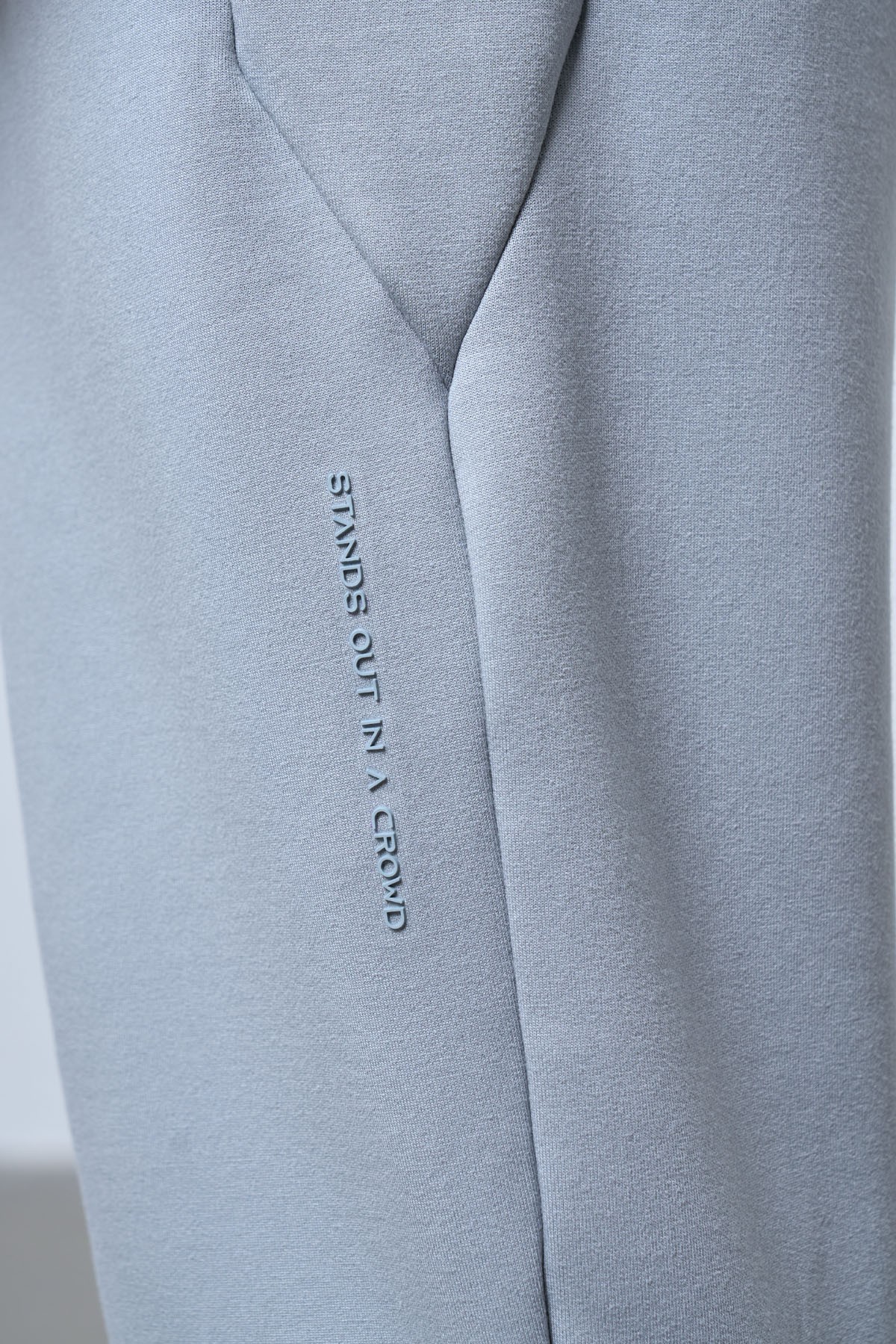 Men's Cuffed Sweatpants with Side Stripes and Elastic Waistband