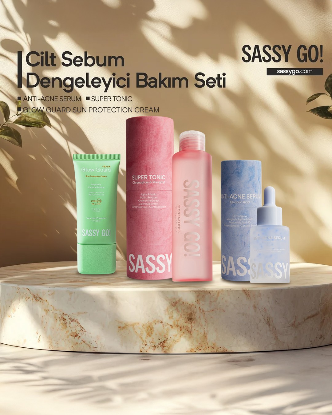 Cilt Sebum Dengeleyici Set