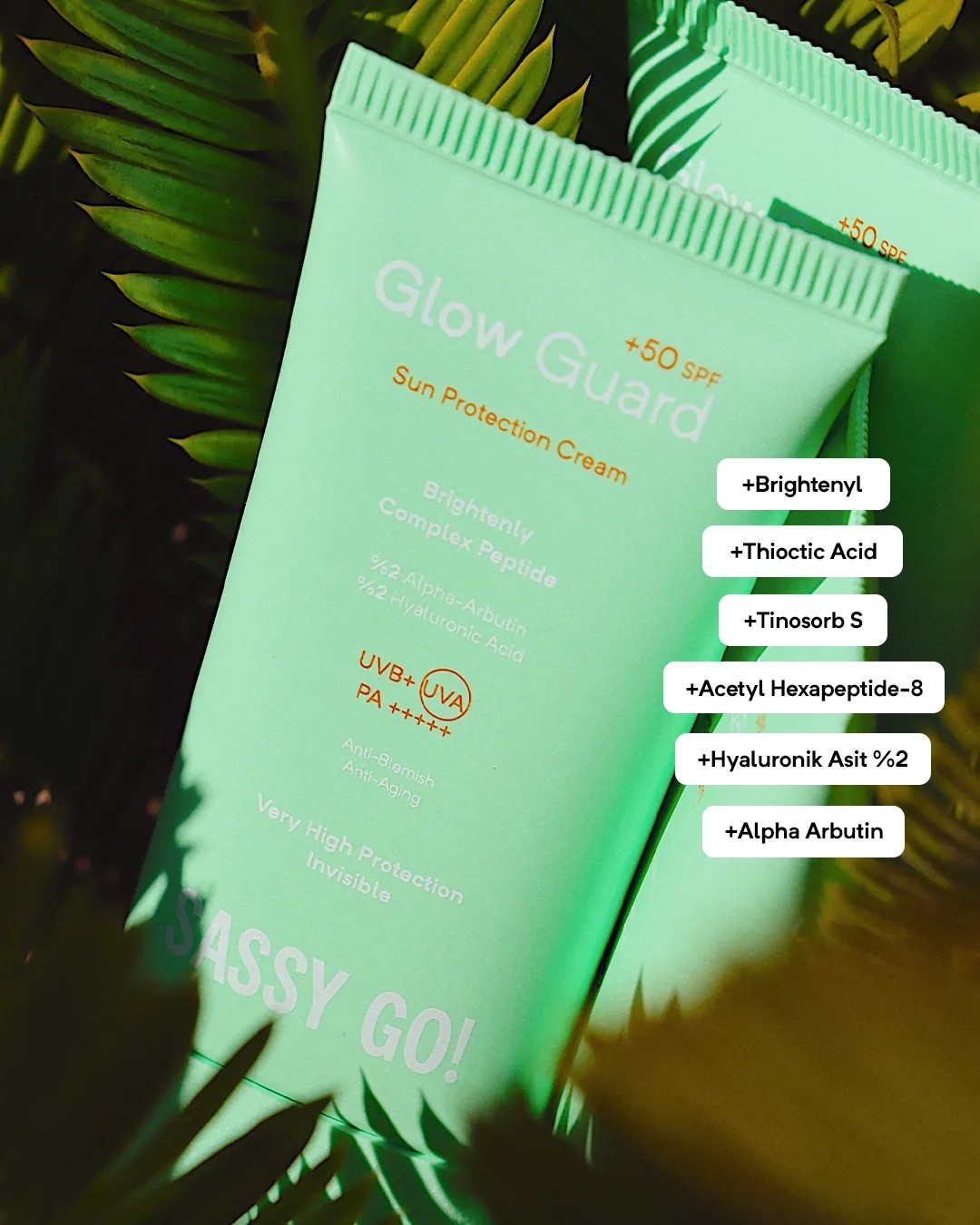 Glow Guard – Protective & Anti-Blemish Sunscreen SPF 50+ – 50ml