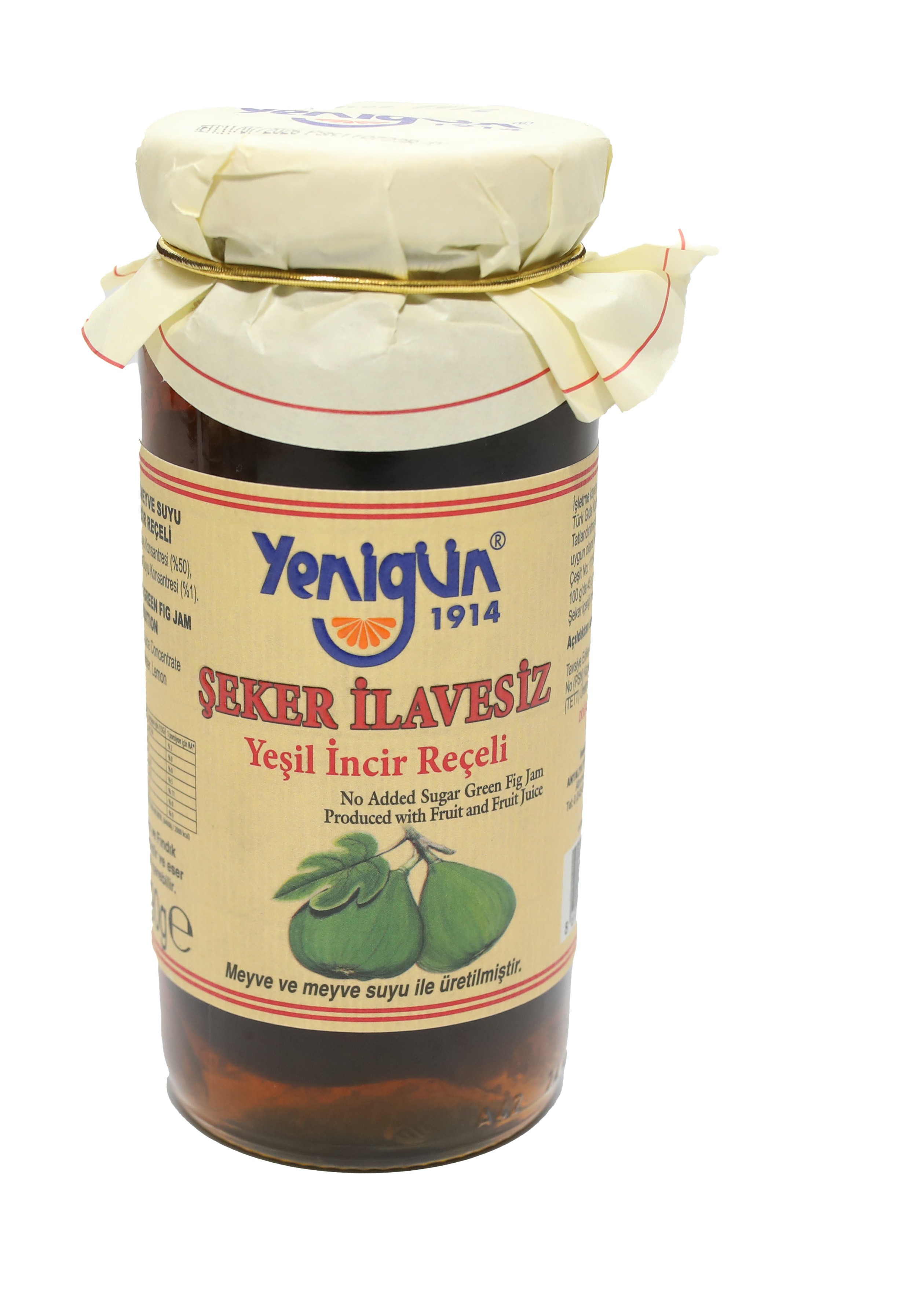 Yenigün Şeker İlavesiz Yeşil İncir Reçeli