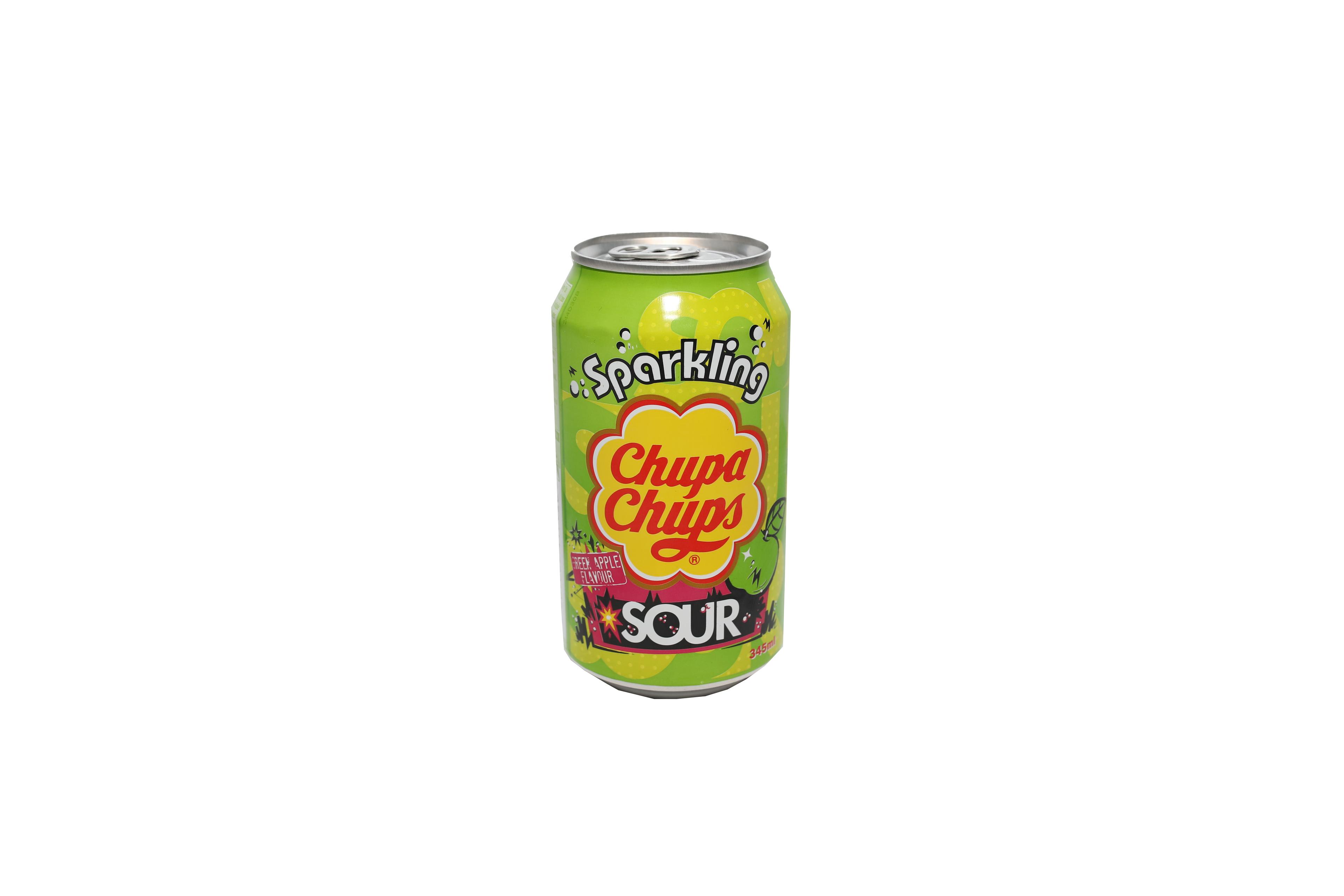 Chupa Chups Ekşi Elma Gazlı İçicek 345 Ml.