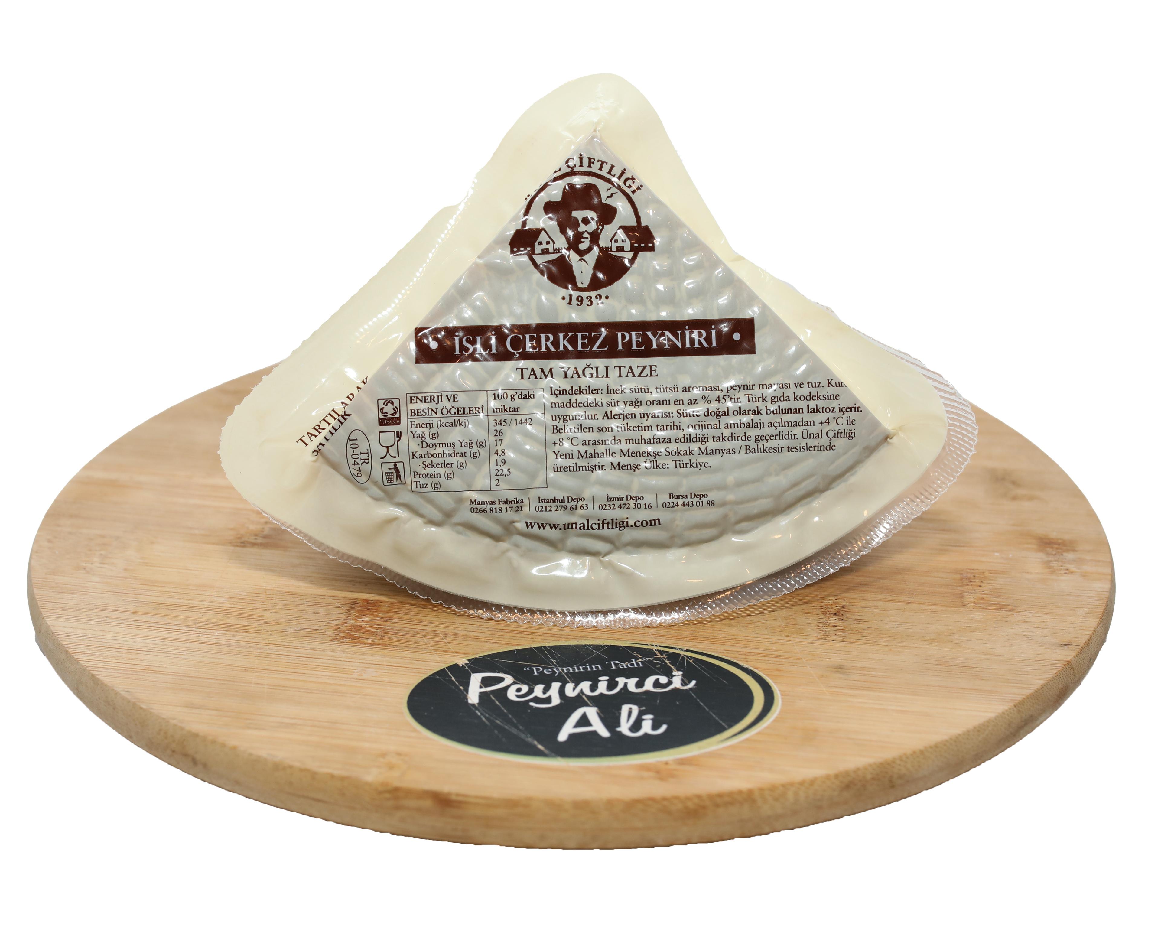 İsli Tam Yağlı Çerkez Peynir 200 Gr.