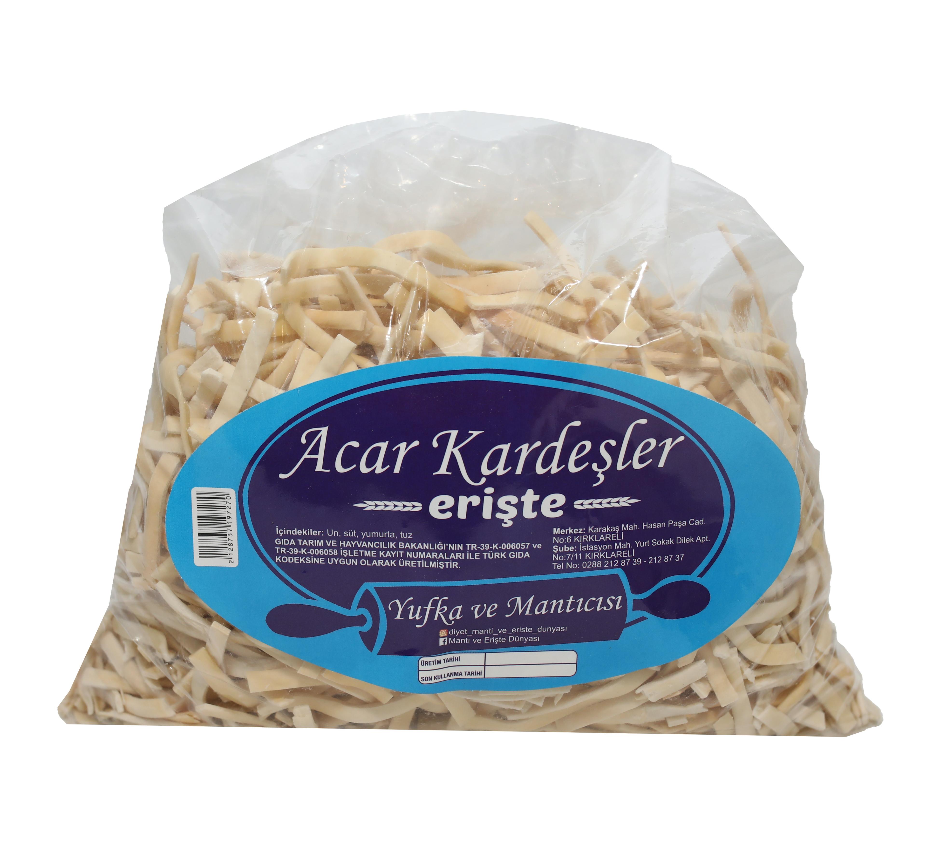 Erişte 350 Gr.(Doğal El Yapımı)
