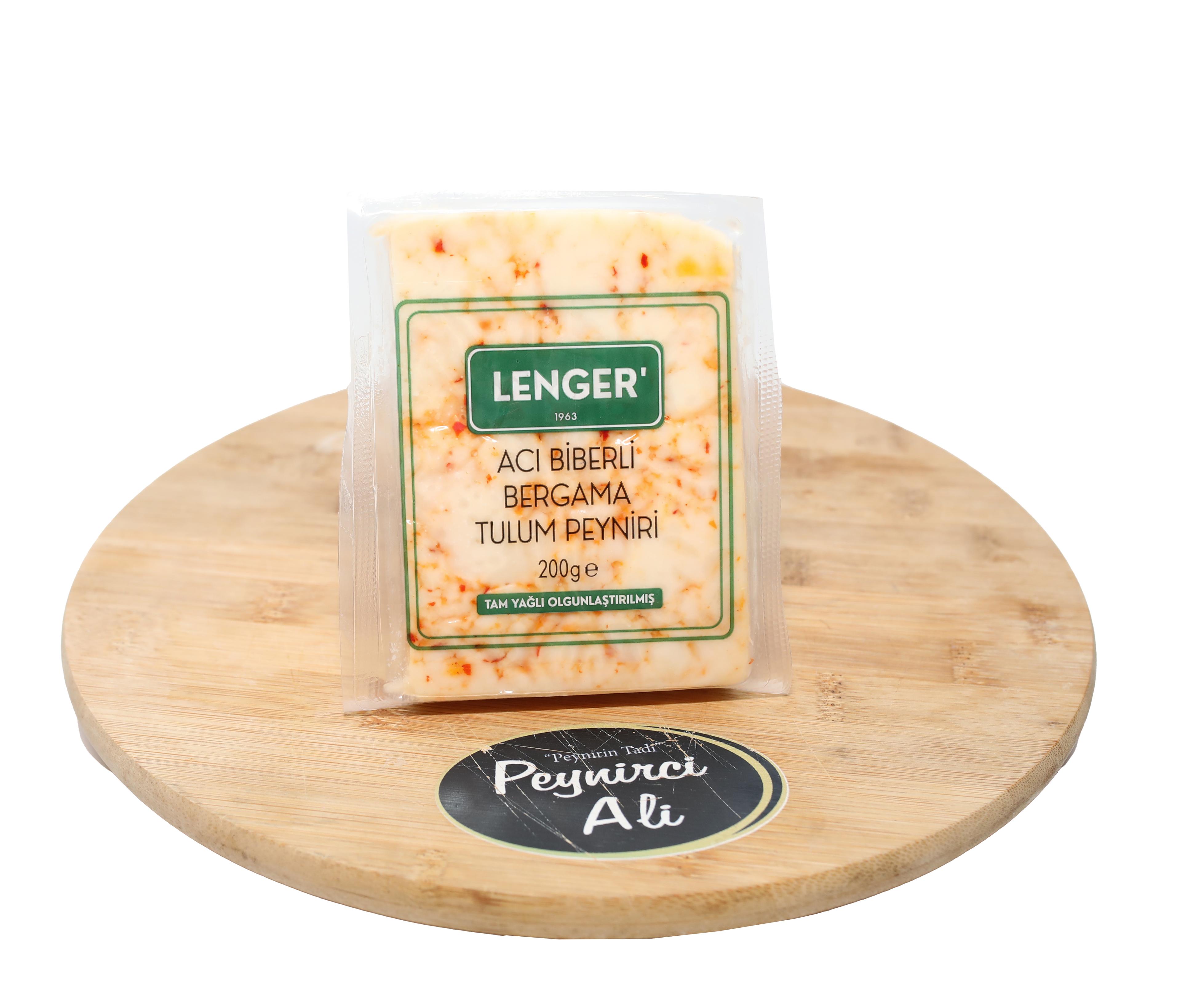 Acı Biberli Bergama Tulum Peyniri 200 Gr.