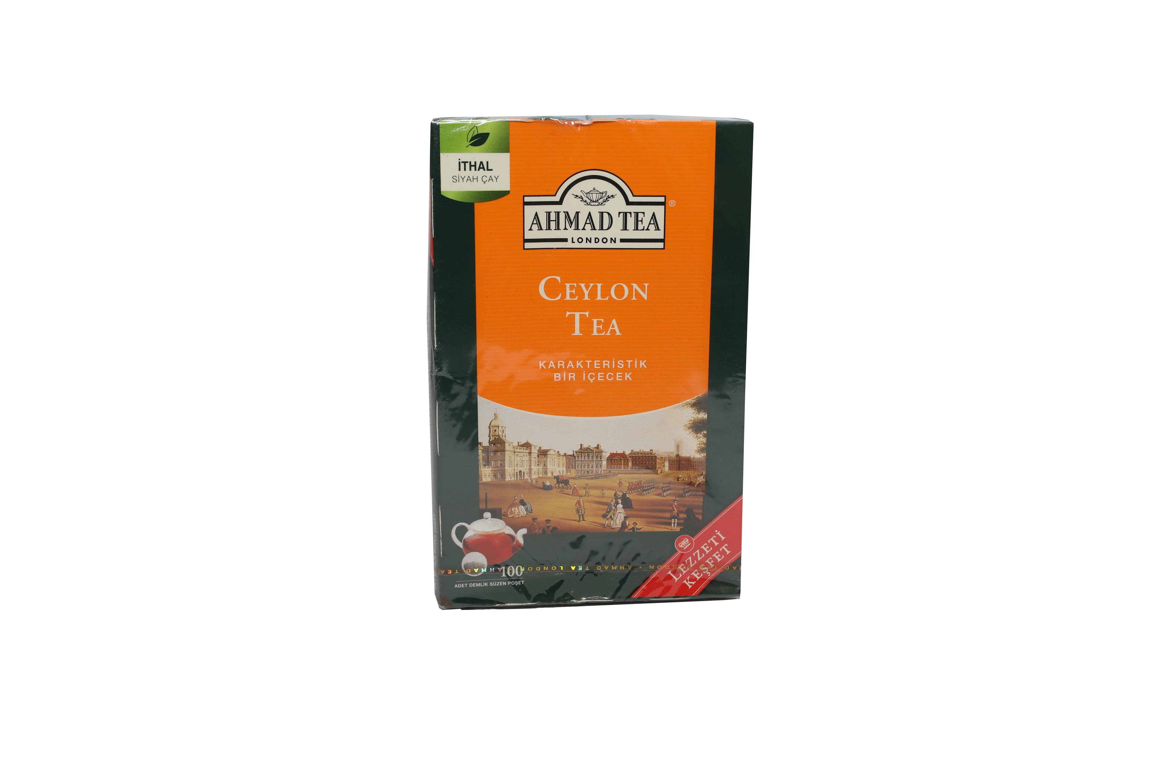 Ahmad Tea (Ceylon Tea) 100 Adet Süzen Demlik Poşet