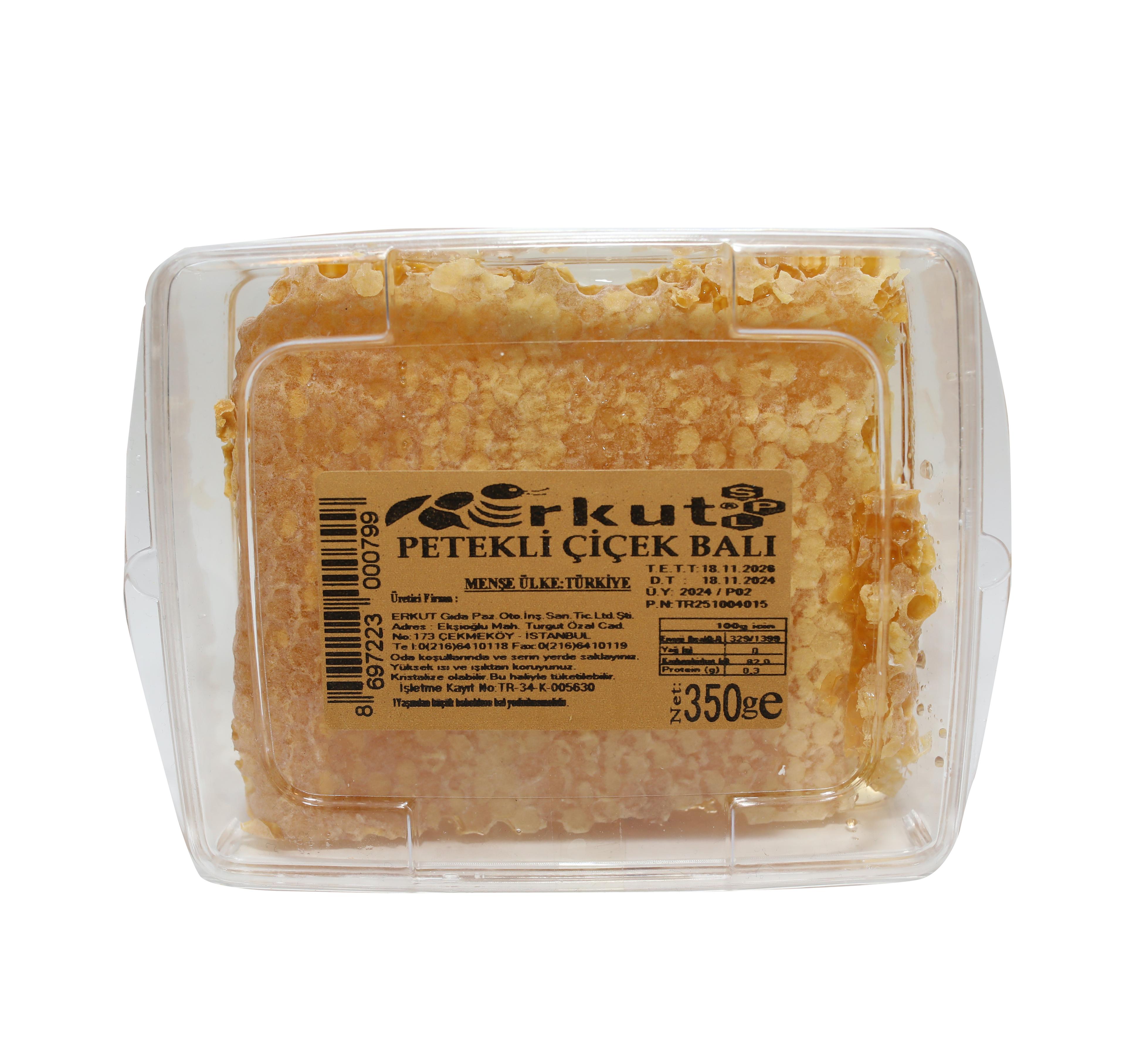 Petekli Çiçek Balı 350 Gr.